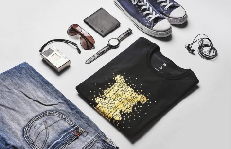 Футболка Xiaomi Mi bunny pattern round neck short sleeve T shirt Light Grey S 1170800049